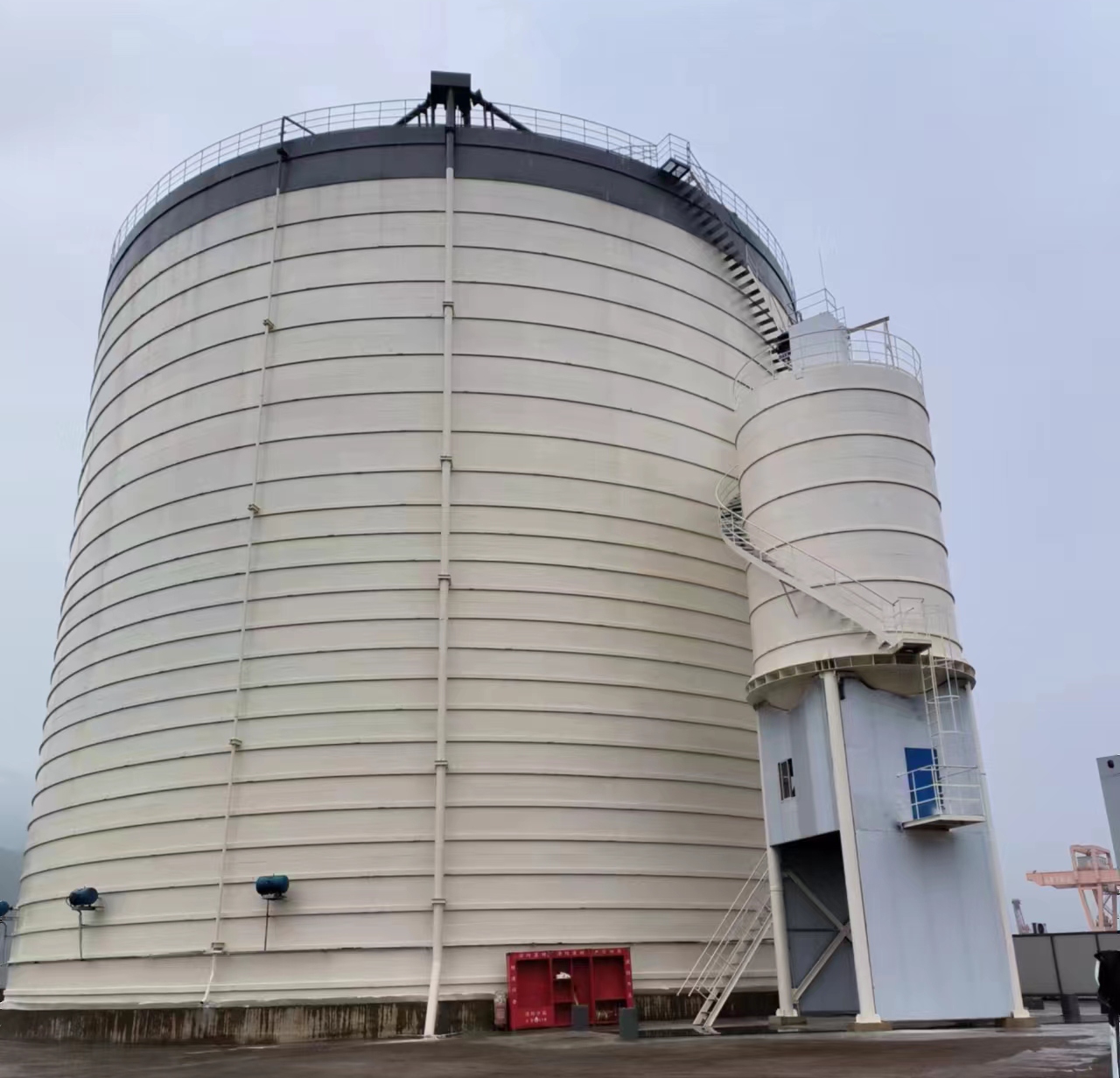 光山10万吨水泥钢板库