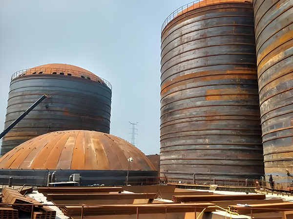 光山焦粉钢板仓